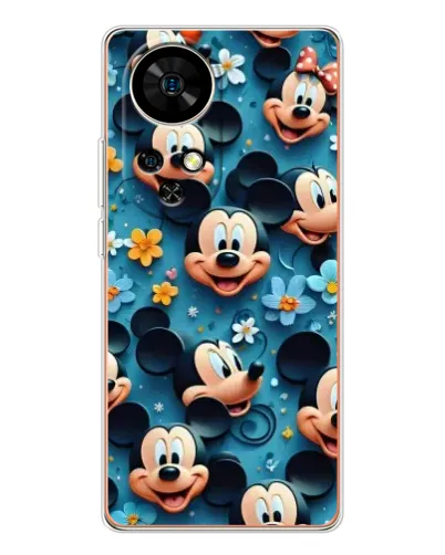 Чехол для Ulefone Note 17 Pro с картинкой «Паттерн Микки и Минни» Чехол для Ulefone Note 17 Pro с картинкой «Паттерн Микки и Минни»