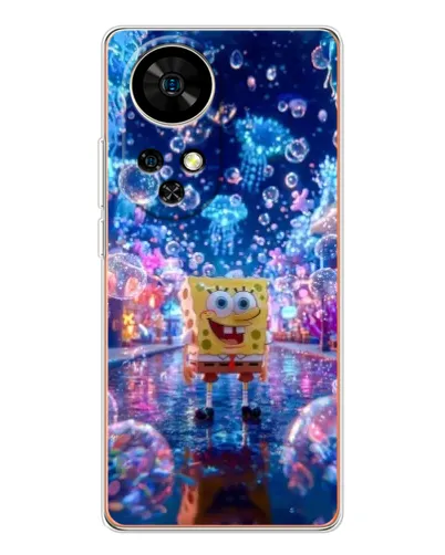 Чехол для Ulefone Note 17 Pro с картинкой «Неоновый океан»