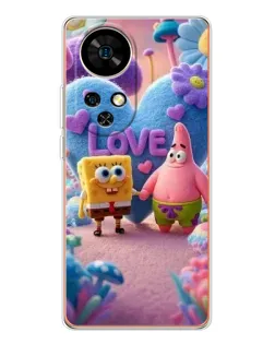 Чехол для Ulefone Note 17 Pro с картинкой «Губка Боб Патрик» Чехол для Ulefone Note 17 Pro с картинкой «Губка Боб Патрик»