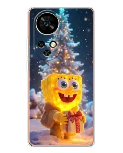 Чехол для Ulefone Note 17 Pro с картинкой «Рождественский Спанч Боб» Чехол для Ulefone Note 17 Pro с картинкой «Рождественский Спанч Боб»