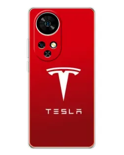 Чехол для Ulefone Note 17 Pro с картинкой «Tesla Red Classic»