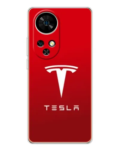 Чехол для Ulefone Note 17 Pro с картинкой «Tesla Red Classic»
