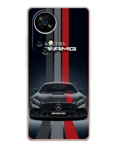 Чехол для Ulefone Note 17 Pro с картинкой «Mercedes — белый карбон» Чехол для Ulefone Note 17 Pro с картинкой «Mercedes — белый карбон»