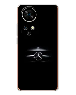 Чехол для Ulefone Note 17 Pro с картинкой «Mercedes — абстрактные линии»