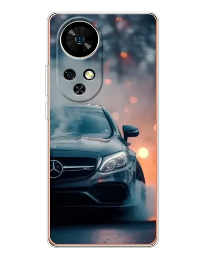 Чехол для Ulefone Note 17 Pro с картинкой «Mercedes — ночной город» Чехол для Ulefone Note 17 Pro с картинкой «Mercedes — ночной город»