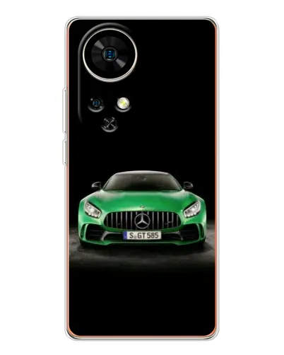 Чехол для Ulefone Note 17 Pro с картинкой «Mercedes — неоновый лого» Чехол для Ulefone Note 17 Pro с картинкой «Mercedes — неоновый лого»