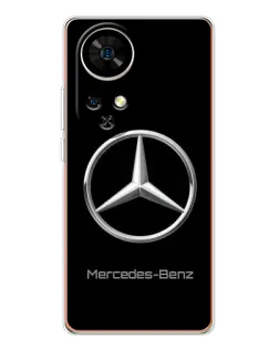 Чехол для Ulefone Note 17 Pro с картинкой «Mercedes Silver Logo»