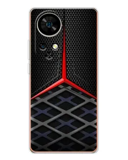 Чехол для Ulefone Note 17 Pro с картинкой «Mercedes Carbon Grid»