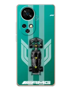 Чехол для Ulefone Note 17 Pro с картинкой «Mercedes AMG Petronas»