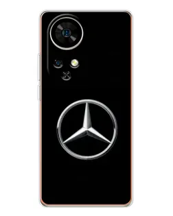 Чехол для Ulefone Note 17 Pro с картинкой «Mercedes классический лого»