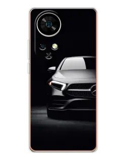 Чехол для Ulefone Note 17 Pro с картинкой «Свет фар Mercedes»