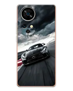 Чехол для Ulefone Note 17 Pro с картинкой «Гоночный Mercedes AMG»