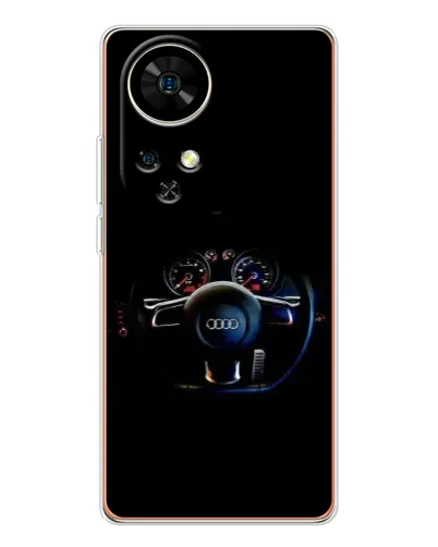 Чехол для Ulefone Note 17 Pro с картинкой «Салон Audi — руль» Чехол для Ulefone Note 17 Pro с картинкой «Салон Audi — руль»