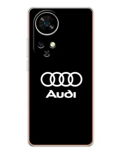 Чехол для Ulefone Note 17 Pro с картинкой «Классическое лого Audi»