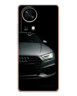 Чехол для Ulefone Note 17 Pro с картинкой «Audi — детализация кузова»