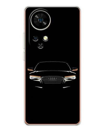 Чехол для Ulefone Note 17 Pro с картинкой «Audi — ночной контур» Чехол для Ulefone Note 17 Pro с картинкой «Audi — ночной контур»