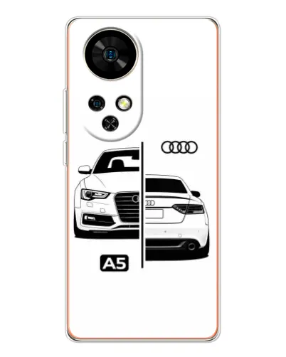 Чехол для Ulefone Note 17 Pro с картинкой «Audi — контрастный дизайн» Чехол для Ulefone Note 17 Pro с картинкой «Audi — контрастный дизайн»