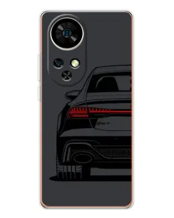 Чехол для Ulefone Note 17 Pro с картинкой «Задняя часть Audi — арт»