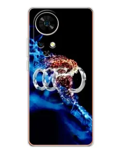 Чехол для Ulefone Note 17 Pro с картинкой «Энергия лого Audi»
