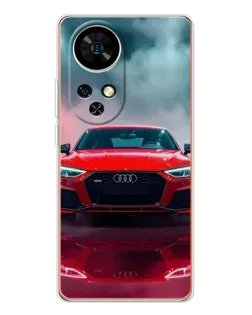 Чехол для Ulefone Note 17 Pro с картинкой «Audi RS — красный стиль»
