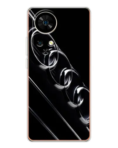Чехол для Ulefone Note 17 Pro с картинкой «Audi — абстрактные кольца» Чехол для Ulefone Note 17 Pro с картинкой «Audi — абстрактные кольца»
