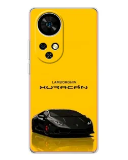 Чехол для Ulefone Note 17 Pro с картинкой «Lamborghini Huracan черный»
