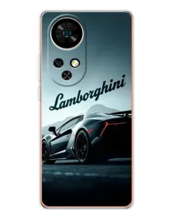 Чехол для Ulefone Note 17 Pro с картинкой «Классическая надпись Lamborghini»