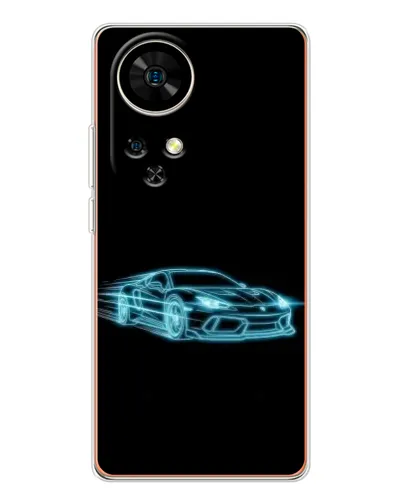 Чехол для Ulefone Note 17 Pro с картинкой «Неоновый контур Lamborghini» Чехол для Ulefone Note 17 Pro с картинкой «Неоновый контур Lamborghini»