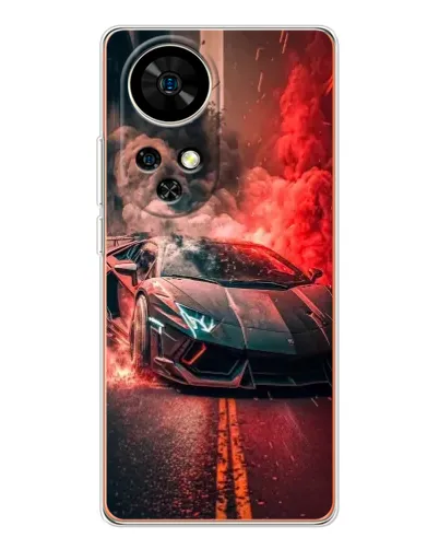 Чехол для Ulefone Note 17 Pro с картинкой «Lamborghini красный дым» Чехол для Ulefone Note 17 Pro с картинкой «Lamborghini красный дым»