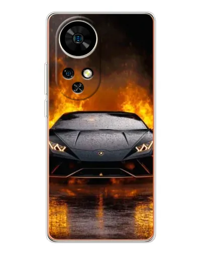 Чехол для Ulefone Note 17 Pro с картинкой «Lamborghini в огне» Чехол для Ulefone Note 17 Pro с картинкой «Lamborghini в огне»