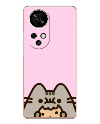 Чехол для Ulefone Note 17 Pro с картинкой «Pusheen и печенье» Чехол для Ulefone Note 17 Pro с картинкой «Pusheen и печенье»