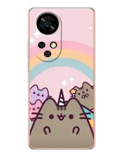 Чехол для Ulefone Note 17 Pro с картинкой «Единорог Pusheen»