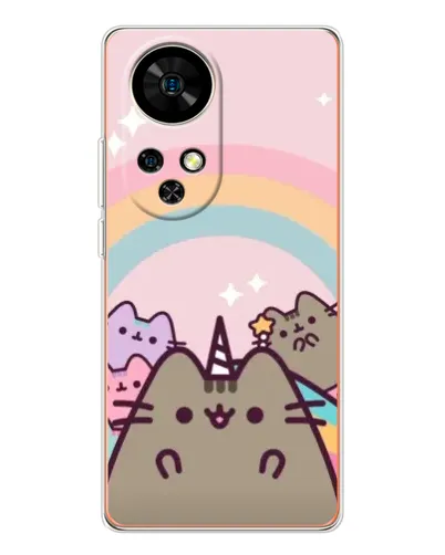 Чехол для Ulefone Note 17 Pro с картинкой «Единорог Pusheen» Чехол для Ulefone Note 17 Pro с картинкой «Единорог Pusheen»
