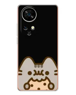 Чехол для Ulefone Note 17 Pro с картинкой «Пушин на черном»