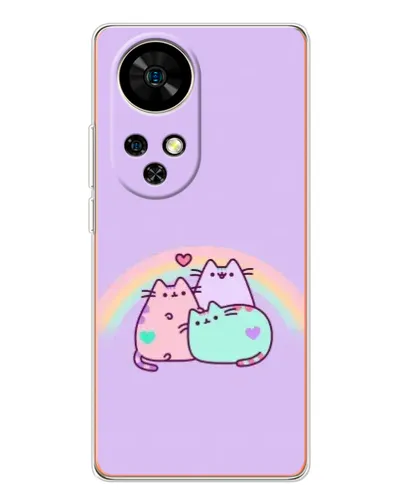 Чехол для Ulefone Note 17 Pro с картинкой «Радужные Пушины» Чехол для Ulefone Note 17 Pro с картинкой «Радужные Пушины»