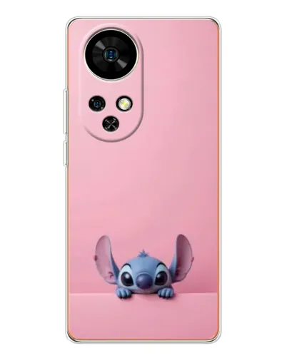 Чехол для Ulefone Note 17 Pro с картинкой «Stitch выглядывает»