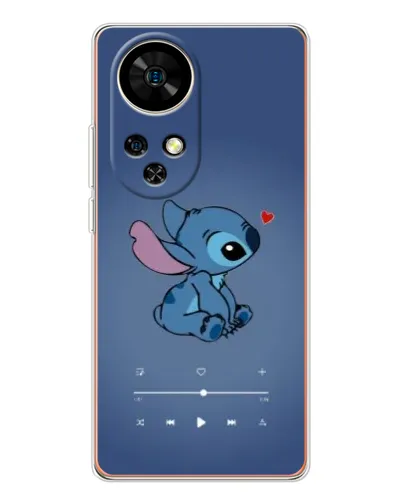 Чехол для Ulefone Note 17 Pro с картинкой «Музыкальный Stitch»