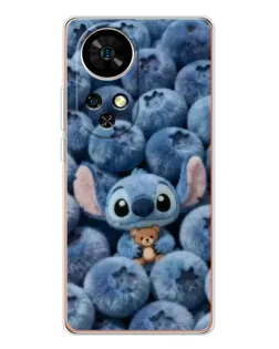 Чехол для Ulefone Note 17 Pro с картинкой «Стич и голубика» Чехол для Ulefone Note 17 Pro с картинкой «Стич и голубика»