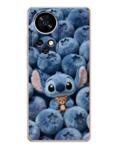 Чехол для Ulefone Note 17 Pro с картинкой «Стич и голубика»