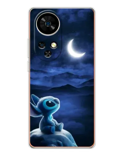 Чехол для Ulefone Note 17 Pro с картинкой «Лунная ночь Стича»
