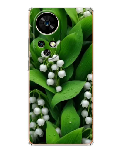 Чохол для Ulefone Note 17 Pro з картинкою «Конвалії в зелені»