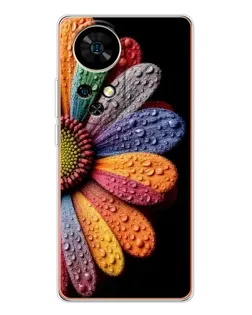 Чохол для Ulefone Note 17 Pro з картинкою «Райдужна квітка»
