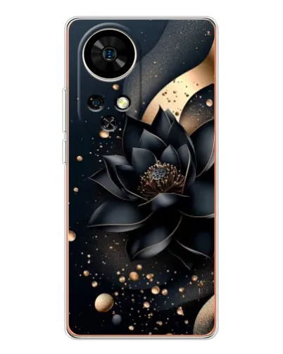 Чохол для Ulefone Note 17 Pro з картинкою «Чорний лотос»