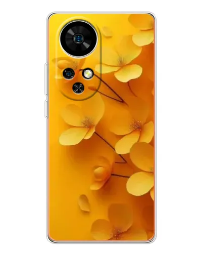 Чохол для Ulefone Note 17 Pro з картинкою «Золоті пелюстки»
