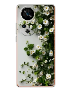 Чохол для Ulefone Note 17 Pro з картинкою «Гілка дрібних білих квітів»