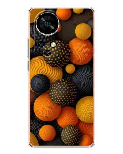 Чохол для Ulefone Note 17 Pro з картинкою «Об'ємні помаранчеві сфери» Чохол для Ulefone Note 17 Pro з картинкою «Об'ємні помаранчеві сфери»