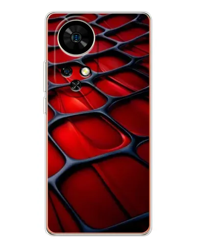 Чохол для Ulefone Note 17 Pro з картинкою «Червона глянцева сітка» Чохол для Ulefone Note 17 Pro з картинкою «Червона глянцева сітка»