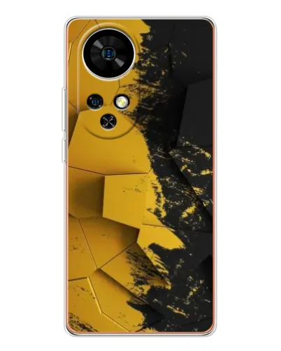 Чохол для Ulefone Note 17 Pro з картинкою «Золоті уламки геометрії» Чохол для Ulefone Note 17 Pro з картинкою «Золоті уламки геометрії»