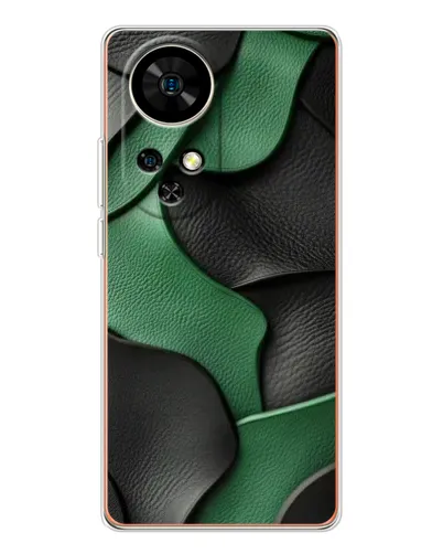 Чохол для Ulefone Note 17 Pro з картинкою «Зелені шкіряні хвилі» Чохол для Ulefone Note 17 Pro з картинкою «Зелені шкіряні хвилі»
