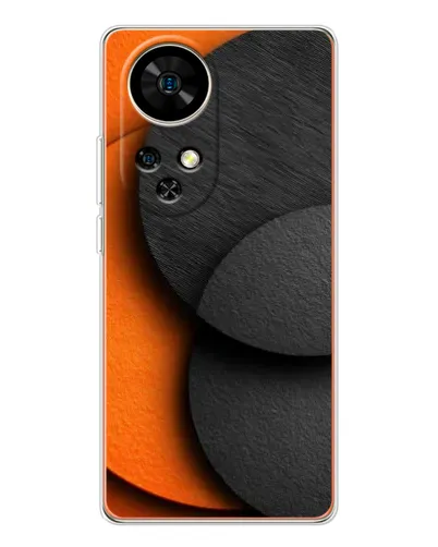 Чохол для Ulefone Note 17 Pro з картинкою «Геометрія помаранчевих кіл» Чохол для Ulefone Note 17 Pro з картинкою «Геометрія помаранчевих кіл»